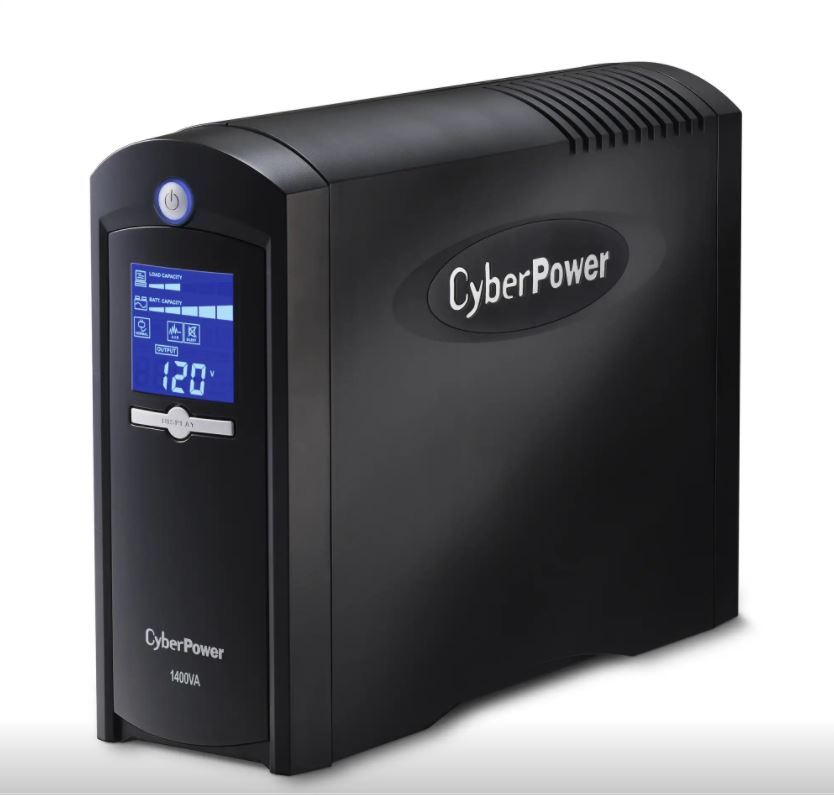 CyberPower CST1400G 1400VA/840 Watts CP Tower AVR LCD 8 Outlets UPS Battery Backup