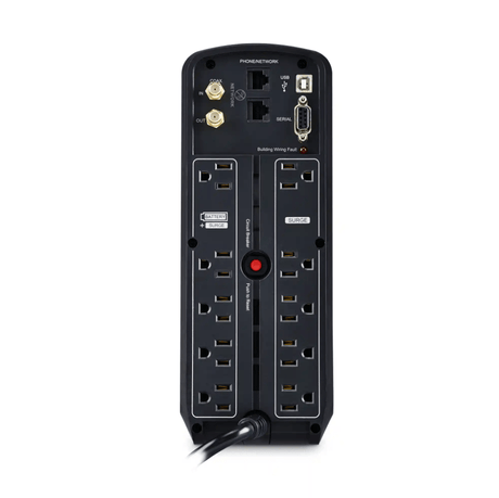 CyberPower 1500VA/900W 10 Outlets Pure Sinewave UPS for Gaming and Content Creators - New Battery Certified Refurbished