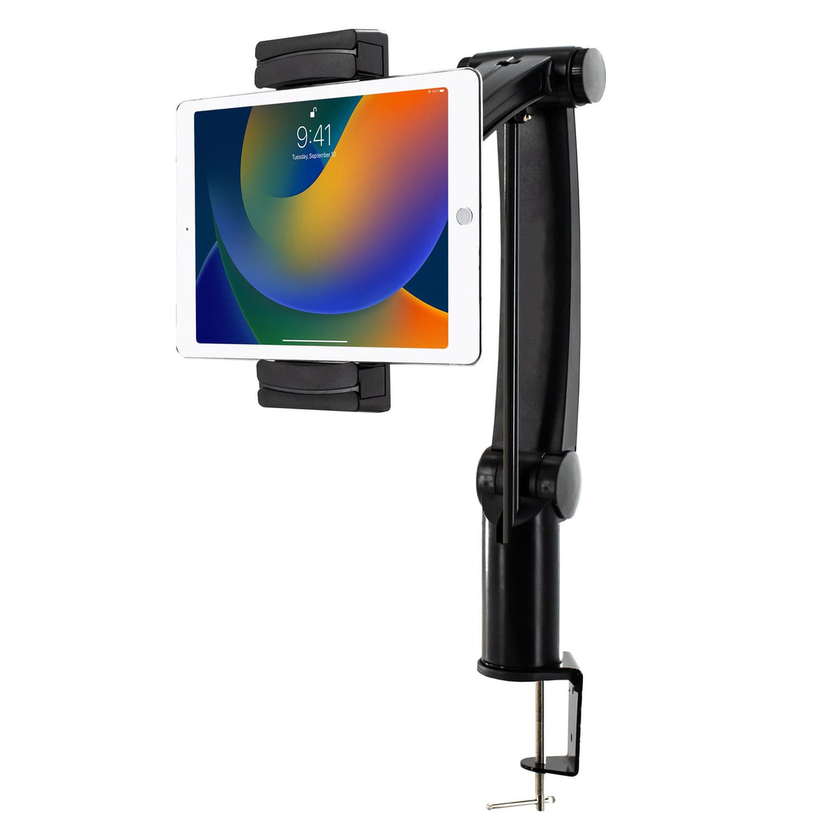 CTA Digital Universal Locking Tablet Mounting Clamp for 7-In. to 13-In. Tablets