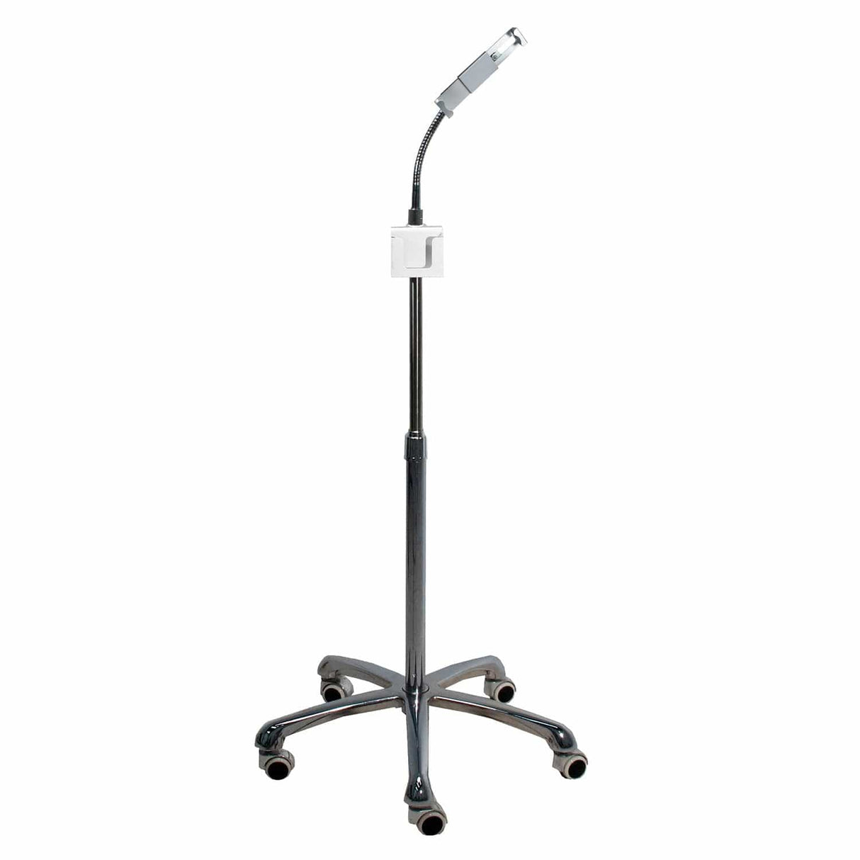 CTA Digital Heavy-Duty Security Gooseneck Floor Stand for iPad/Tablet