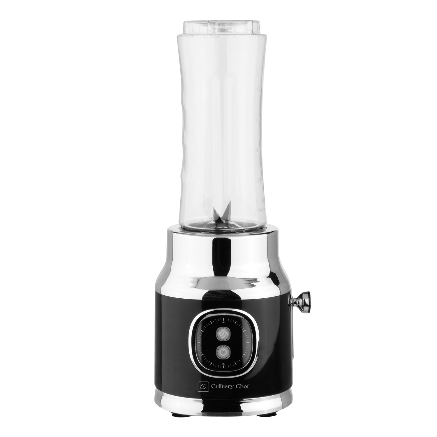 Culinary Chef 20.3-Oz. 2-Speed Retro Electric Smoothie Maker, Black