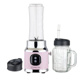 Culinary Chef 20.3-Oz. 2-Speed Retro Electric Smoothie Maker, Pink
