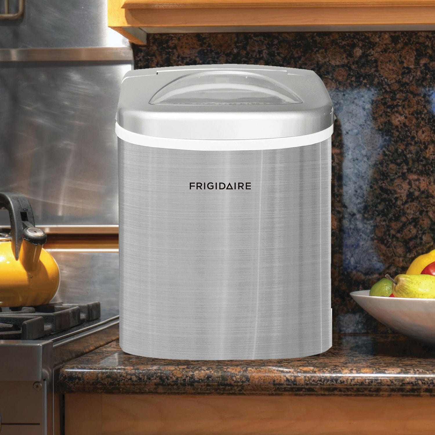 Frigidaire  26-Lb. Stainless Steel Countertop Ice Maker