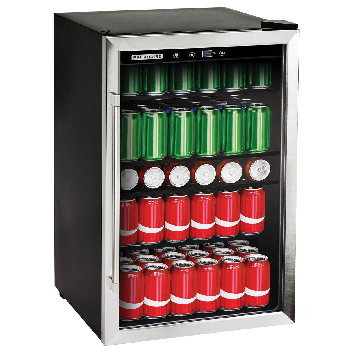 Frigidaire 4.4-Cu-Ft. 126-Can Stainless Steel Door Beverage Center Compact Refrigerator