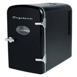 Frigidaire 9-Can 48-Watt Portable Retro Mini Refrigerator, Black