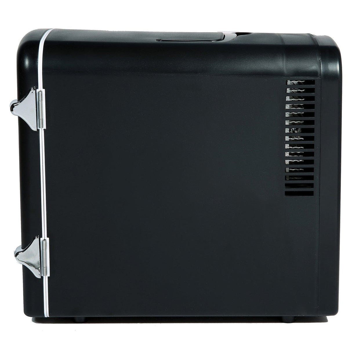 Frigidaire 9-Can 48-Watt Portable Retro Mini Refrigerator, Black