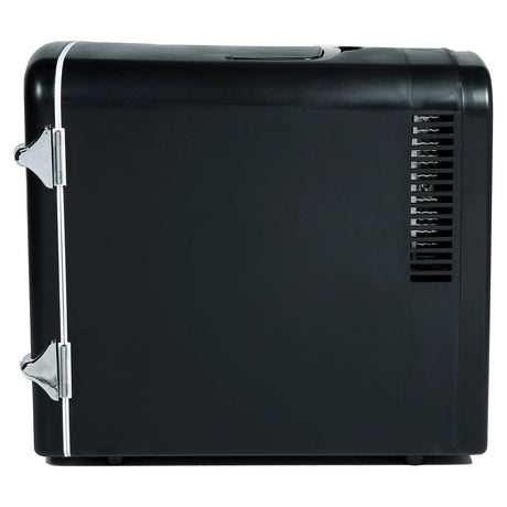 Frigidaire 9-Can 48-Watt Portable Retro Mini Refrigerator, Black