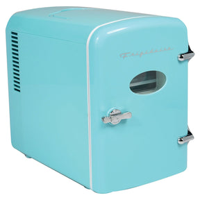Frigidaire 9-Can 48-Watt Portable Retro Mini Refrigerator, Blue