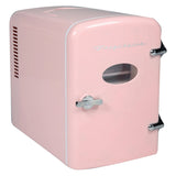 Frigidaire 9-Can 48-Watt Portable Retro Mini Refrigerator, Pink