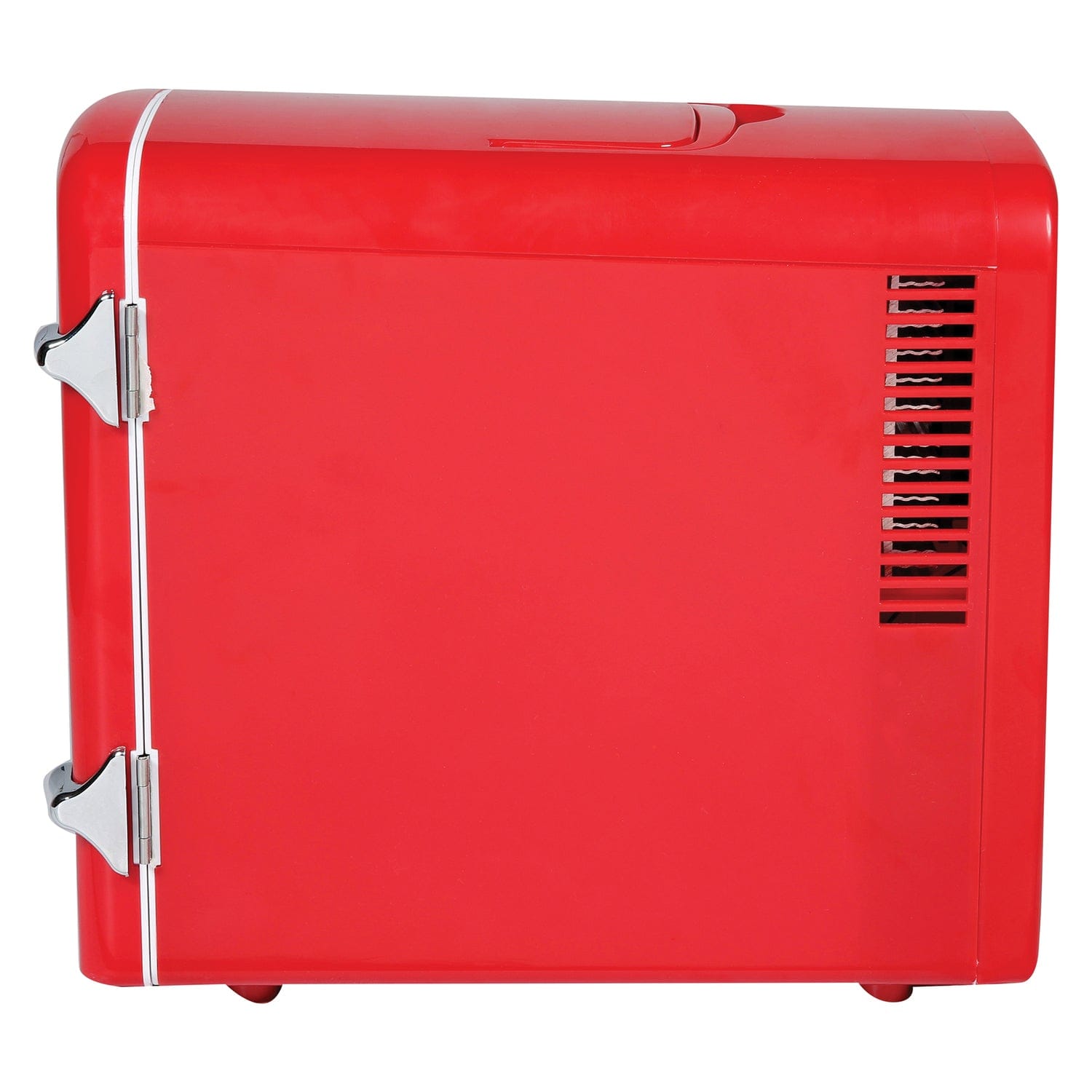 Frigidaire 9-Can 48-Watt Portable Retro Mini Refrigerator, Red