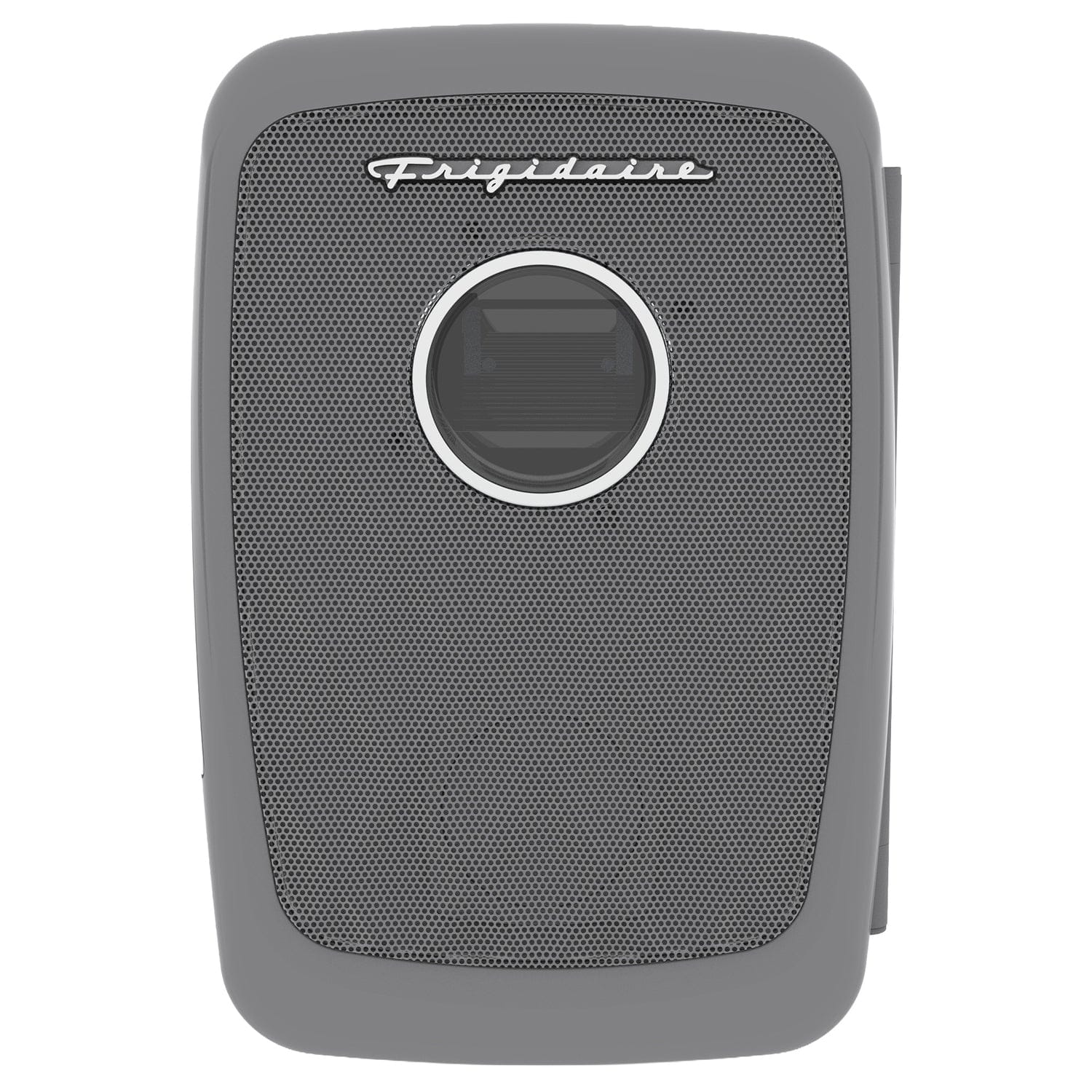 Frigidaire 0.14-Cu. Ft. Mini Fridge with Bluetooth Speaker Grille Door, Pewter