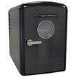 Frigidaire 9-Can Mini Fridge Cooler, Crocodile Door, Black