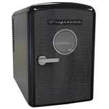 Frigidaire 9-Can Mini Fridge Cooler, Crocodile Door, Black