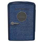Frigidaire 9-Can Mini Fridge Cooler, Denim Door, Indigo Denim