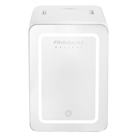 Frigidaire Gallery 9-Can Lighted Mirror Beauty Fridge, White