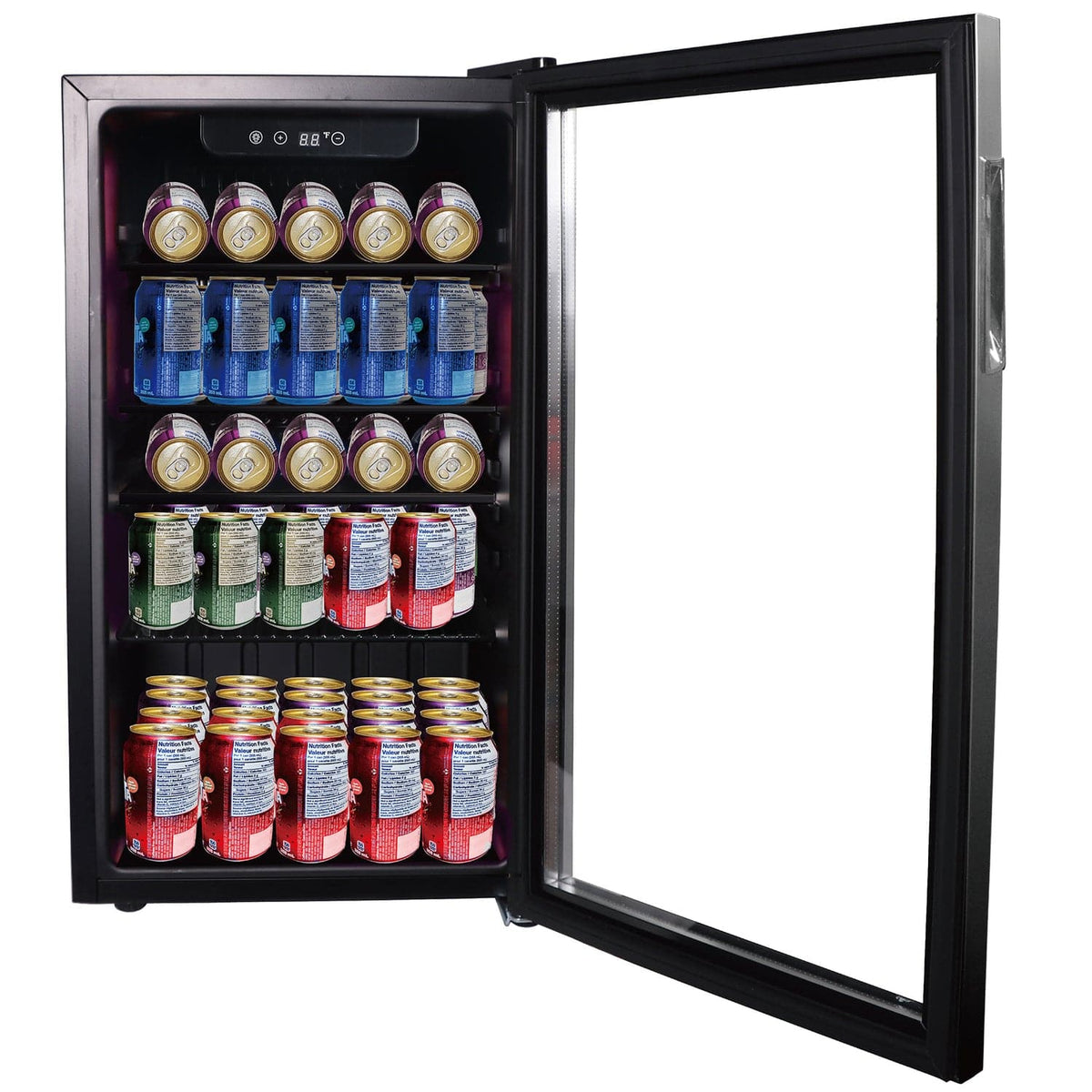Frigidaire 112-Can Refrigerator with Glass Door
