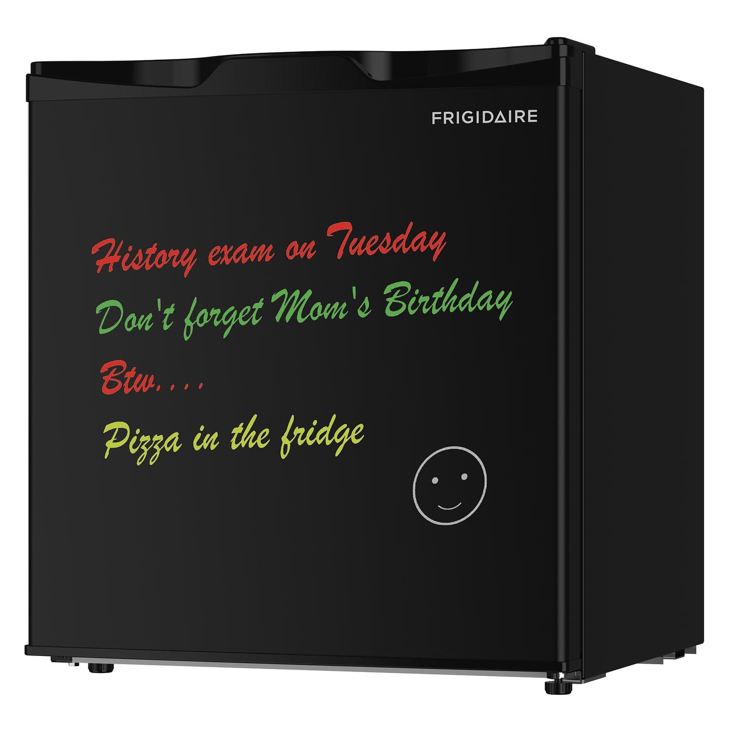 Frigidaire 1.6-Cu. Ft. Mini Fridge with Small Ice Freezer and Dry Erase Board