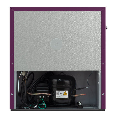 Frigidaire 1.6-Cu. Ft. Retro Compact Bar Refrigerator, Side Bottle Opener, Plum