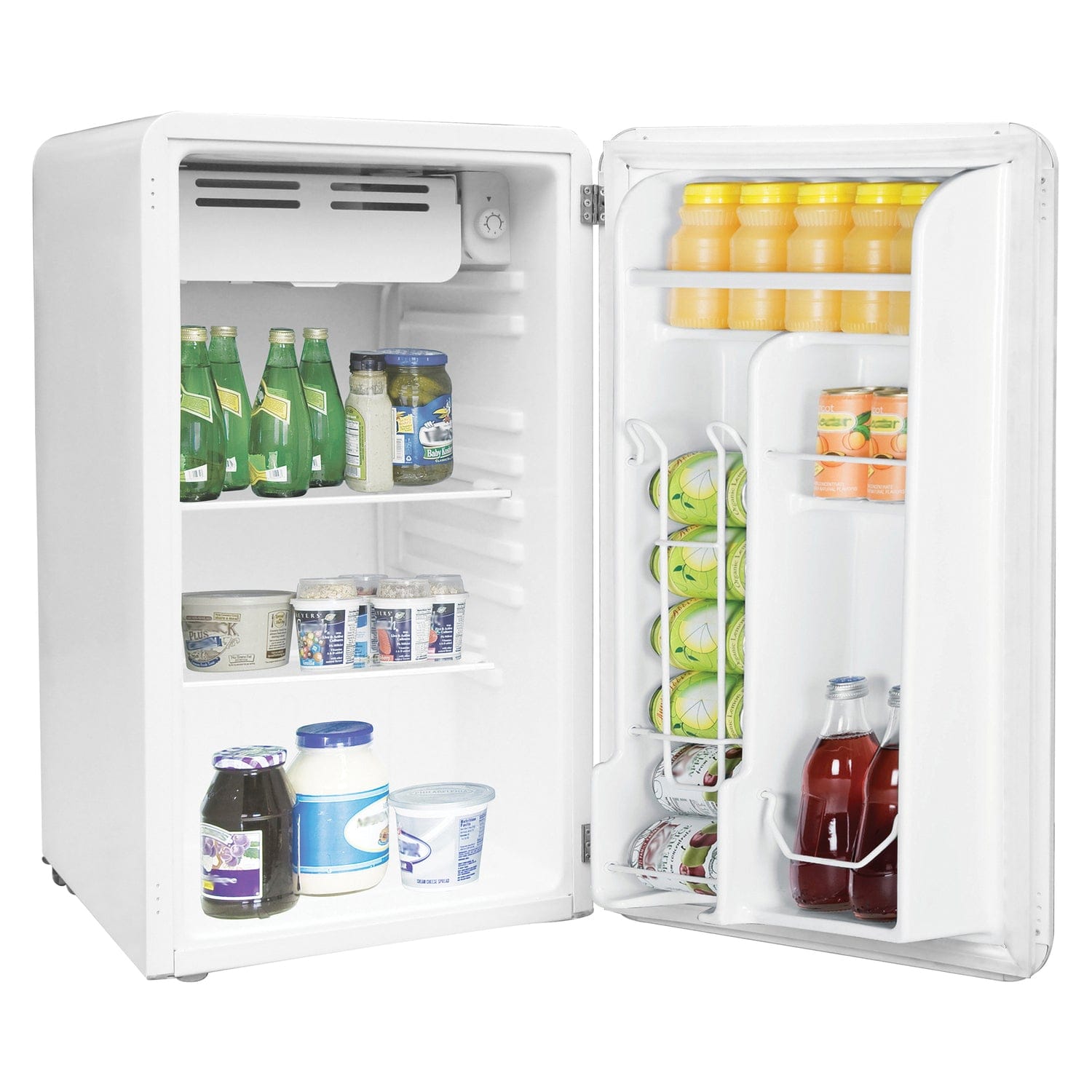 Frigidaire 3.2-Cu.-Ft. 60-Watt Retro Compact Refrigerator, White