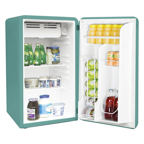 Frigidaire 3.2-Cu.-Ft. 60-Watt Retro Compact Refrigerator, Mint