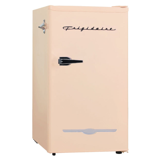 Frigidaire 3.2-Cu.-Ft. 65-Watt Retro Bar Fridge with Side Bottle Opener, Coral