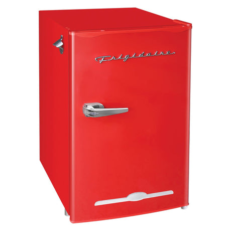 Frigidaire 3.2-Cu.-Ft. 65-Watt Retro Bar Fridge with Side Bottle Opener, Red