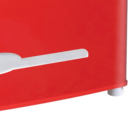 Frigidaire 3.2-Cu.-Ft. 65-Watt Retro Bar Fridge with Side Bottle Opener, Red