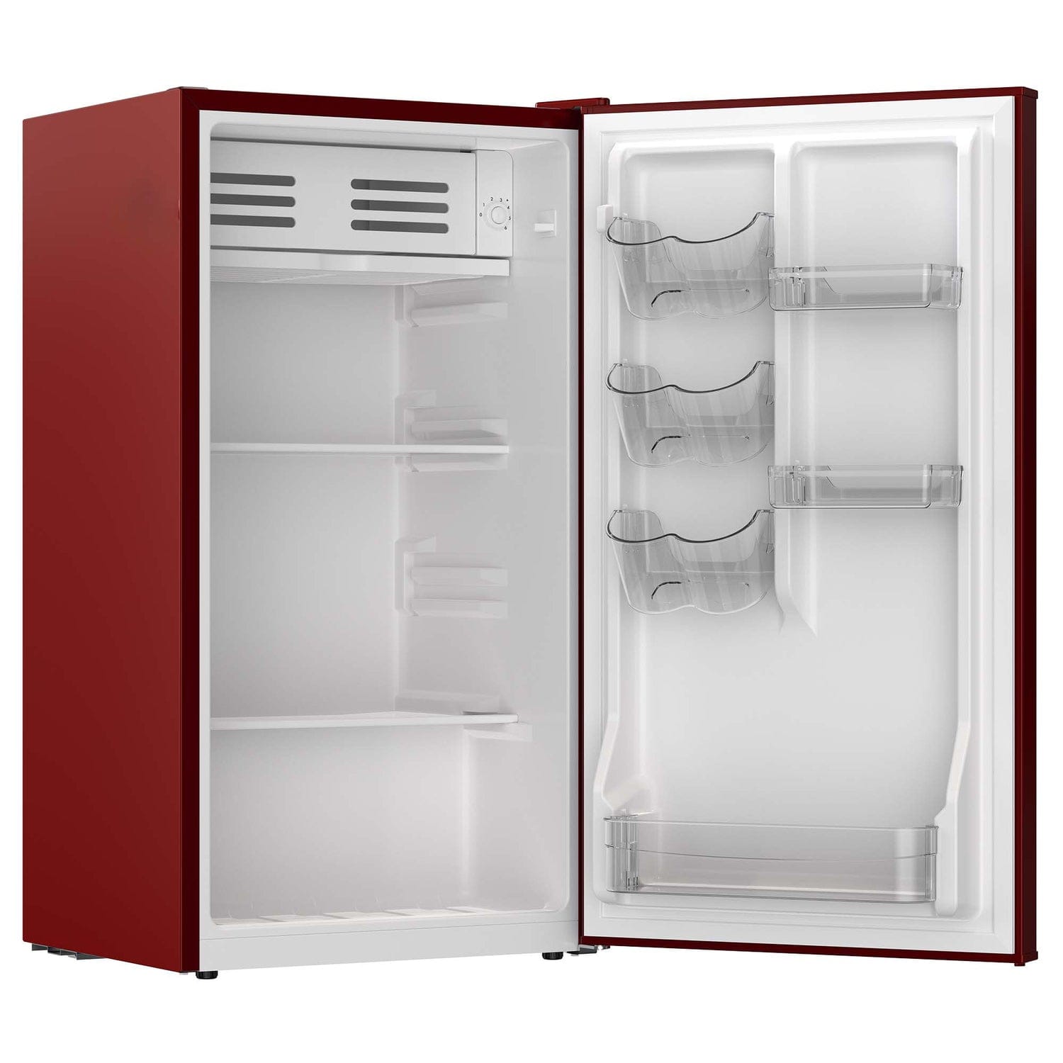 Frigidaire 3.2-Cu. Ft. Retro Bar Refrigerator, Side Bottle Opener, Merlot