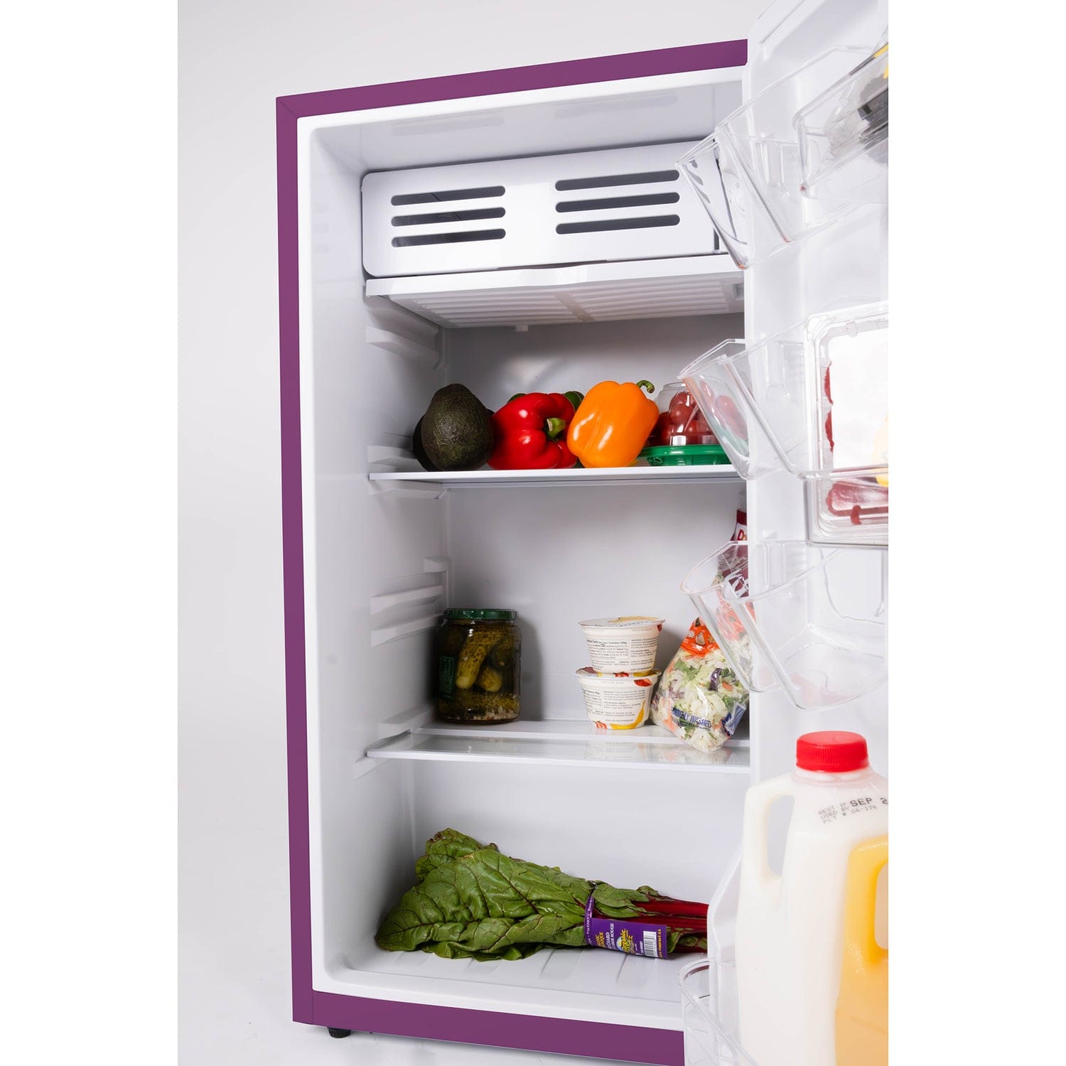 Frigidaire 3.2-Cu. Ft. Retro Bar Refrigerator, Side Bottle Opener, Plum