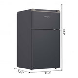 Frigidaire 3.2-Cu. Ft. 2-Door Refrigerator, Slate