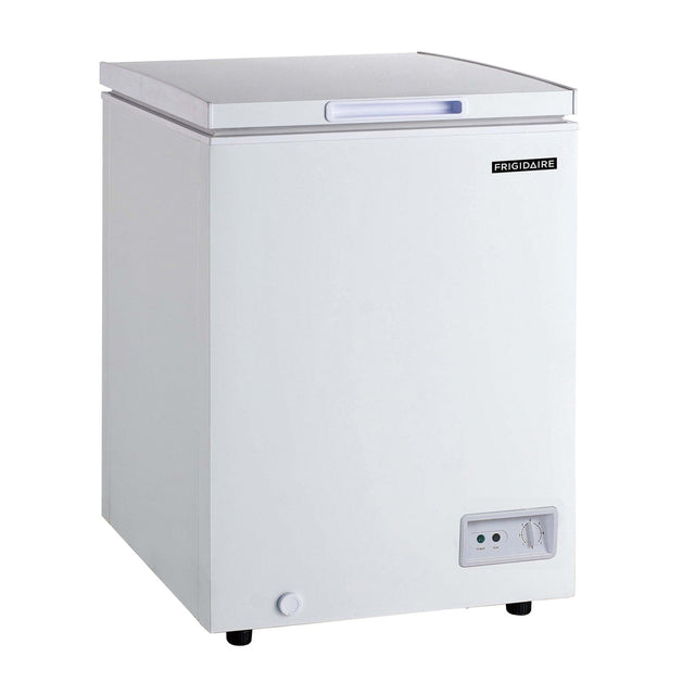 Frigidaire 3.5-Cu. Ft. Garage-Ready Chest Deep Freezer with Easy-Defrost Drain, EFRF3003, White