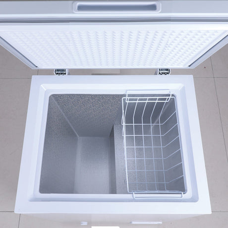 Frigidaire 3.5-Cu. Ft. Garage-Ready Chest Deep Freezer with Easy-Defrost Drain, EFRF3003, White