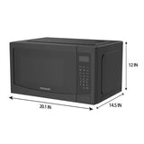 Frigidaire 1.1-Cu. Ft. 1100-Watt Microwave Oven, Black