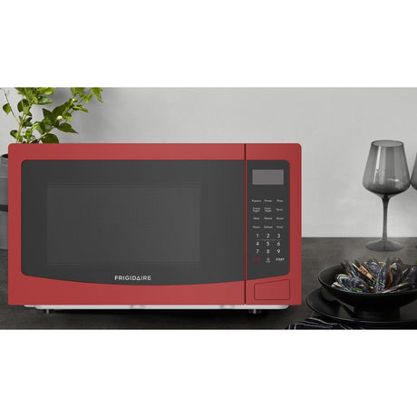 Frigidaire 1.1-Cu. Ft. 1100-Watt Microwave Oven, Red