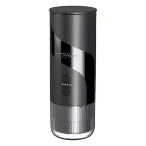 Magnavox Home 2-in-1 Portable Espresso and Ground Coffee Maker, USB Rechargeable, Black
