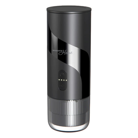 Magnavox Home 2-in-1 Portable Espresso and Ground Coffee Maker, USB Rechargeable, Black