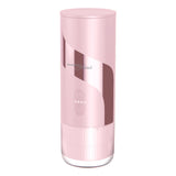 Magnavox Home 2-in-1 Portable Espresso and Ground Coffee Maker, USB Rechargeable, Pink