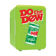 Mountain Dew 6-Can Portable Mini Fridge, MIS151MD, Red and Green
