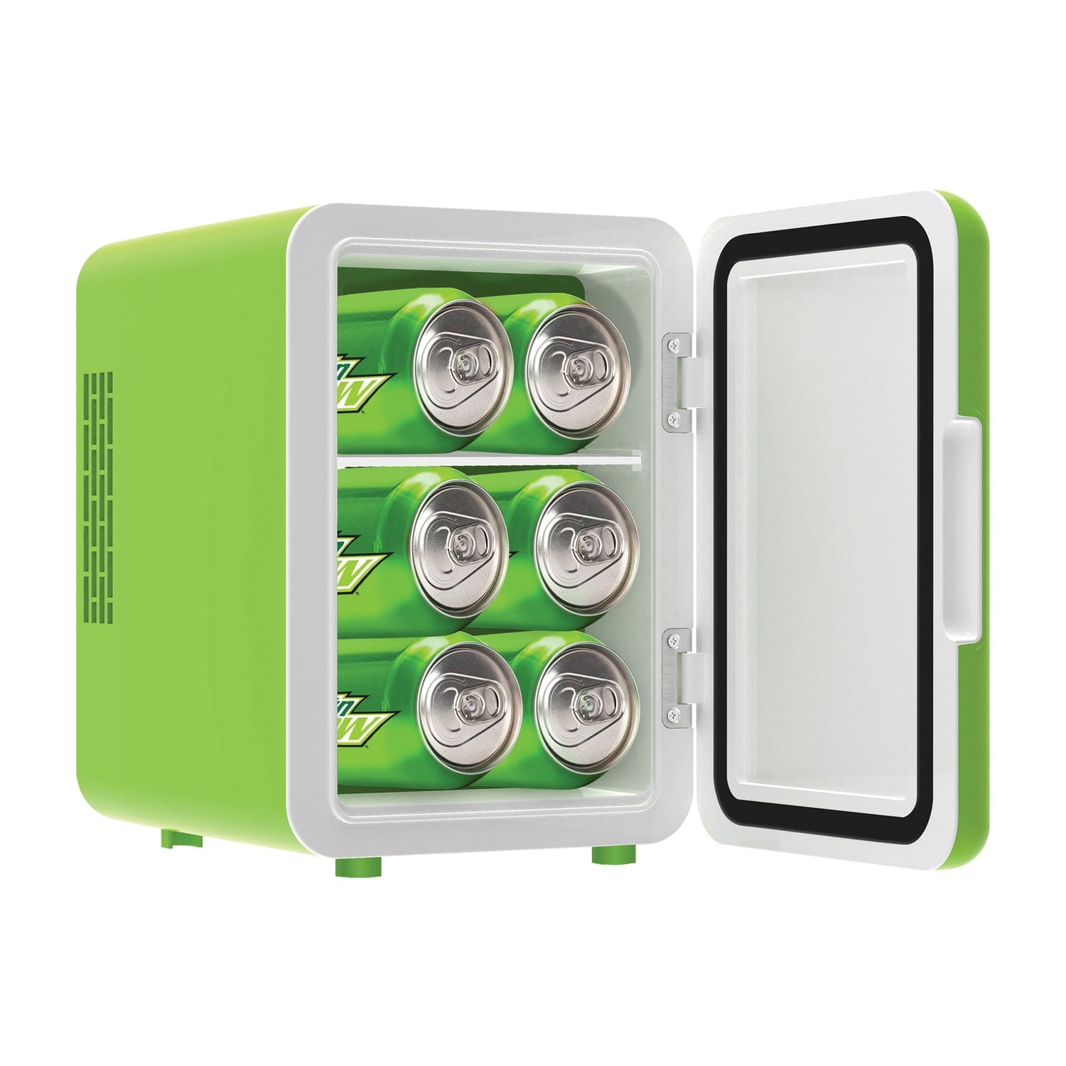 Mountain Dew 6-Can Portable Mini Fridge, MIS151MD, Red and Green