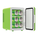 Mountain Dew 6-Can Portable Mini Fridge, MIS151MD, Red and Green