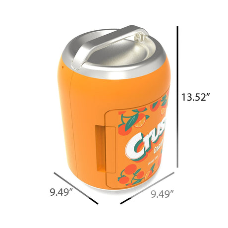 Orange Crush 6-Can Portable Mini Fridge, Orange
