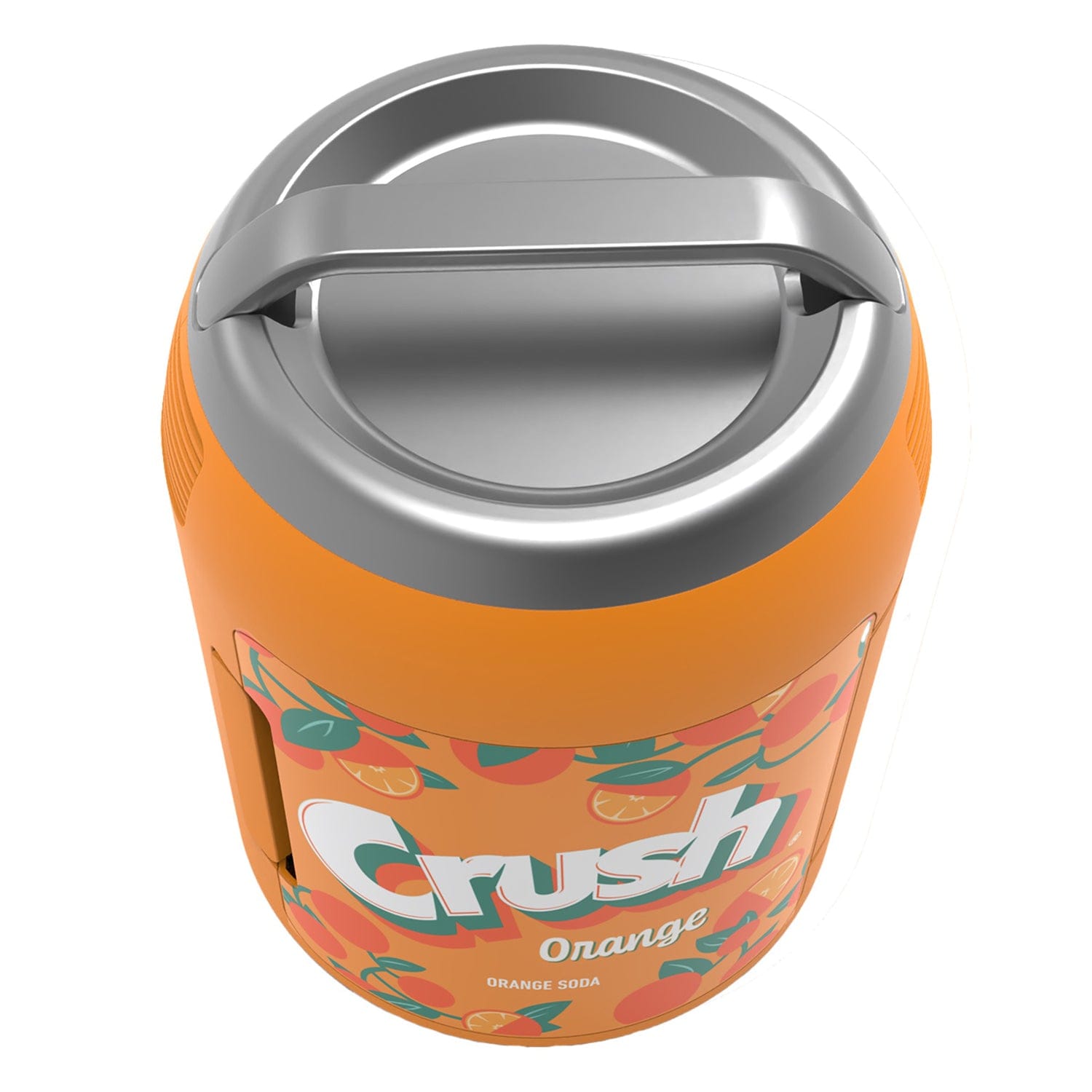 Orange Crush 6-Can Portable Mini Fridge, Orange