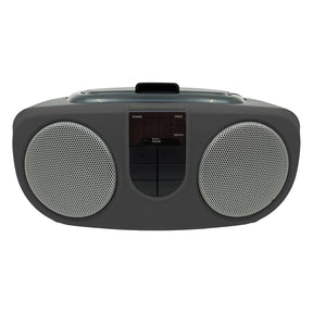 Proscan Portable CD/AM/FM Radio Boom Box, PRCD243M, Black