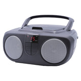Proscan Portable CD/AM/FM Radio Boom Box, PRCD243M, Black