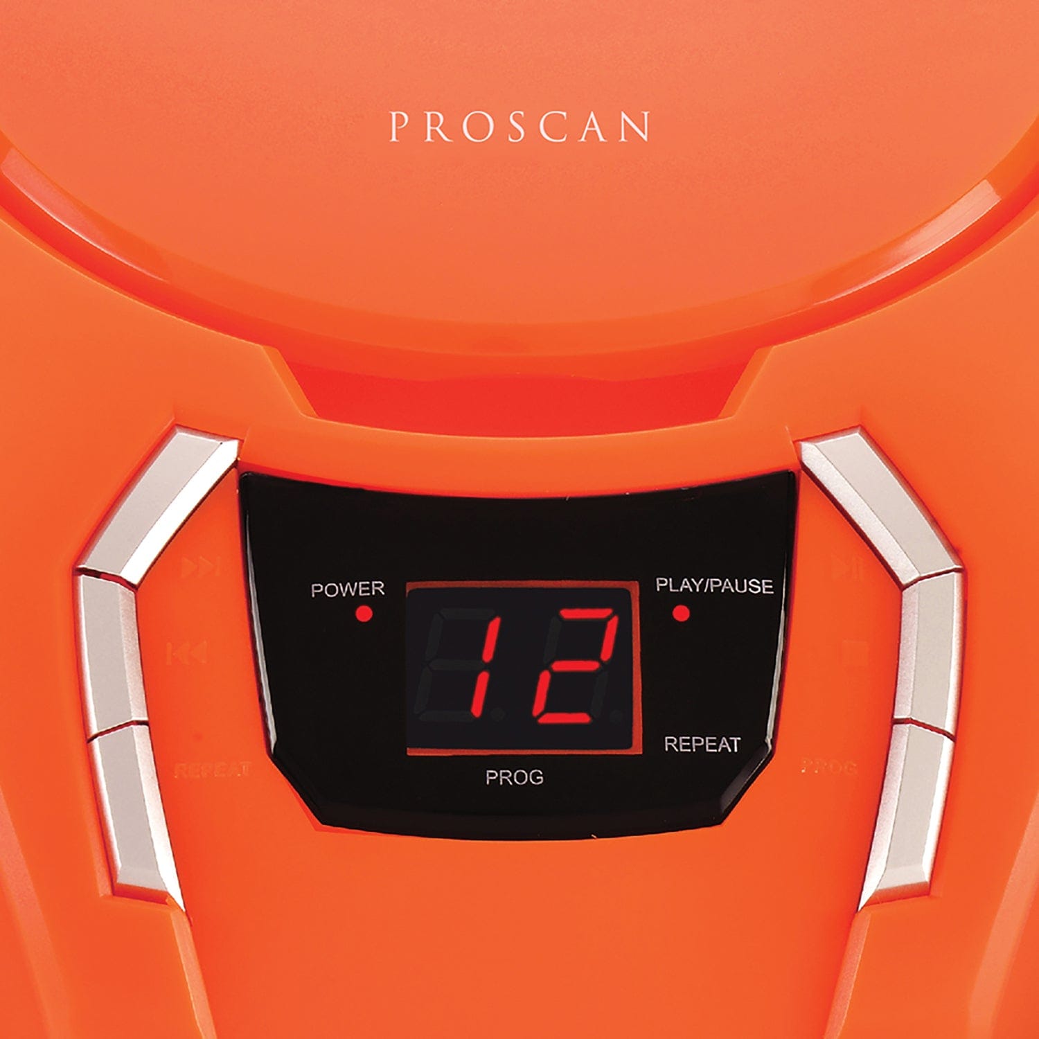 Proscan Portable CD/AM/FM Radio Boom Box, PRCD261, Orange
