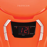 Proscan Portable CD/AM/FM Radio Boom Box, PRCD261, Orange