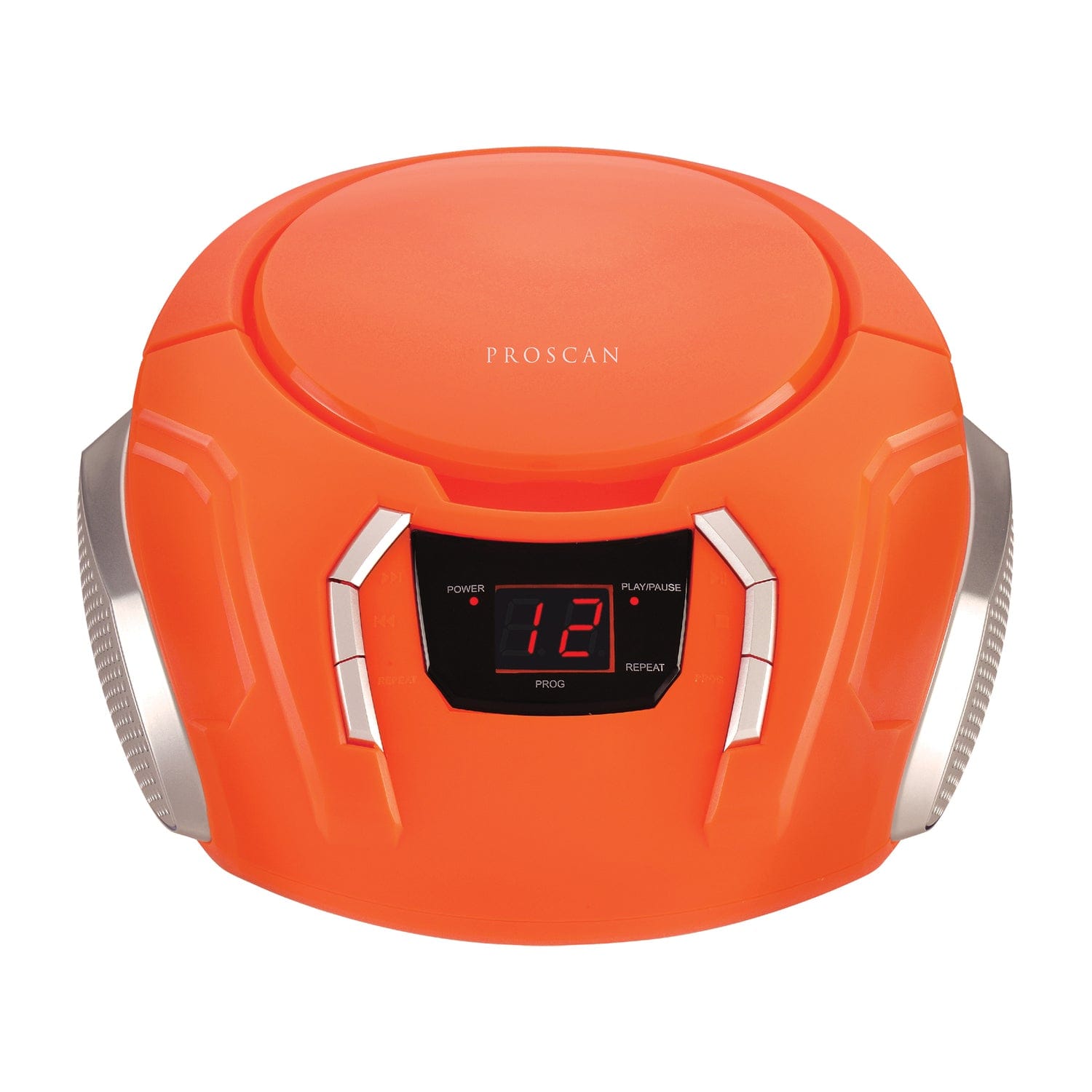 Proscan Portable CD/AM/FM Radio Boom Box, PRCD261, Orange