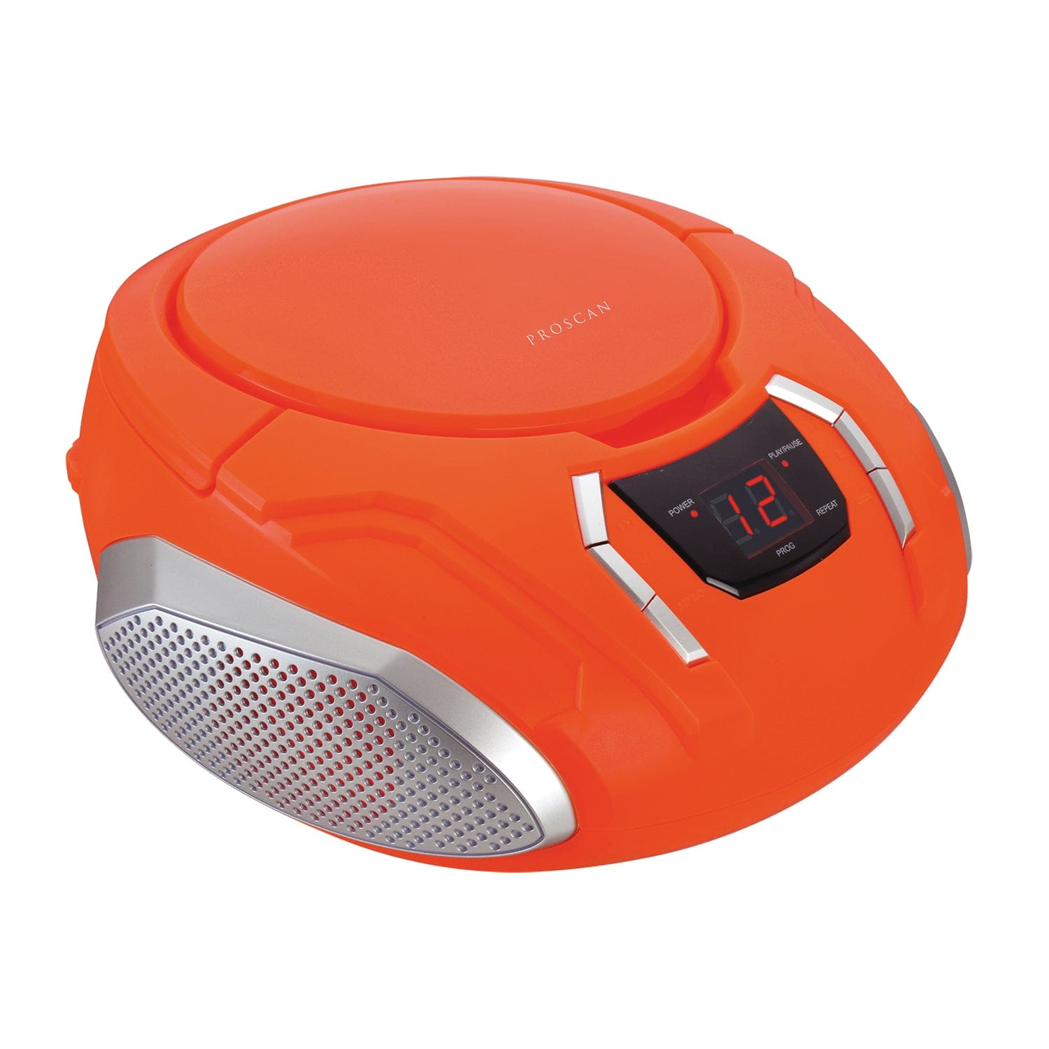Proscan Portable CD/AM/FM Radio Boom Box, PRCD261, Orange