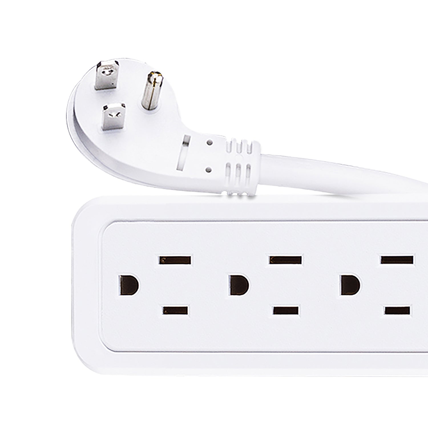 CyberPower 6-AC Outlet 600-Joules Essential Series Surge Protector Power Strip, 4-Ft. Cord with Angled Plug, B604