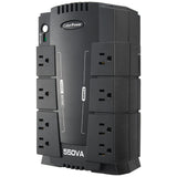 CyberPower 8-AC Outlet and Data Line 550-VA/330-Watt PC/Network/Entertainment Compact UPS Battery Backup with 890-Joules Surge Protection, 5-Ft. Cord
